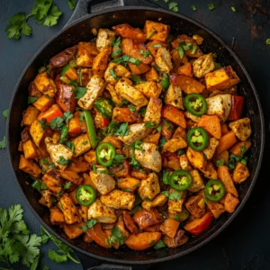  Spicy Chicken Breakfast Hash