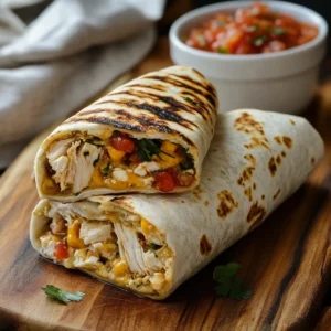 chicken breakfast burrito