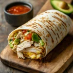 chicken breakfast burrito