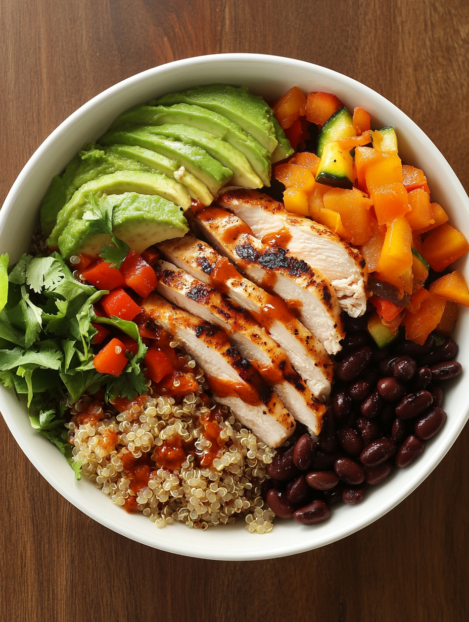 high protein healthy lunch bowl meal prep ideas
